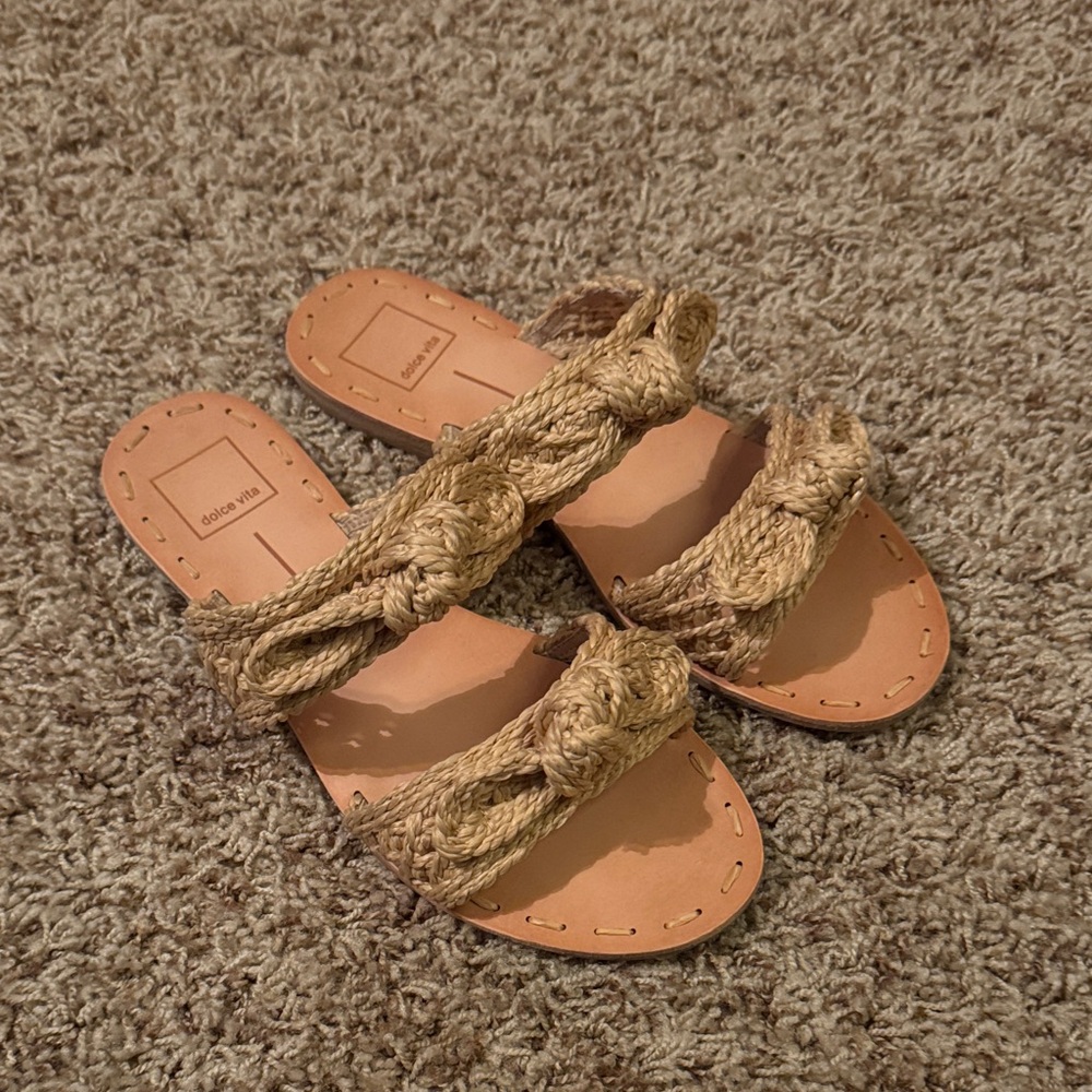 Dolce Vita Tan Rope Sandals